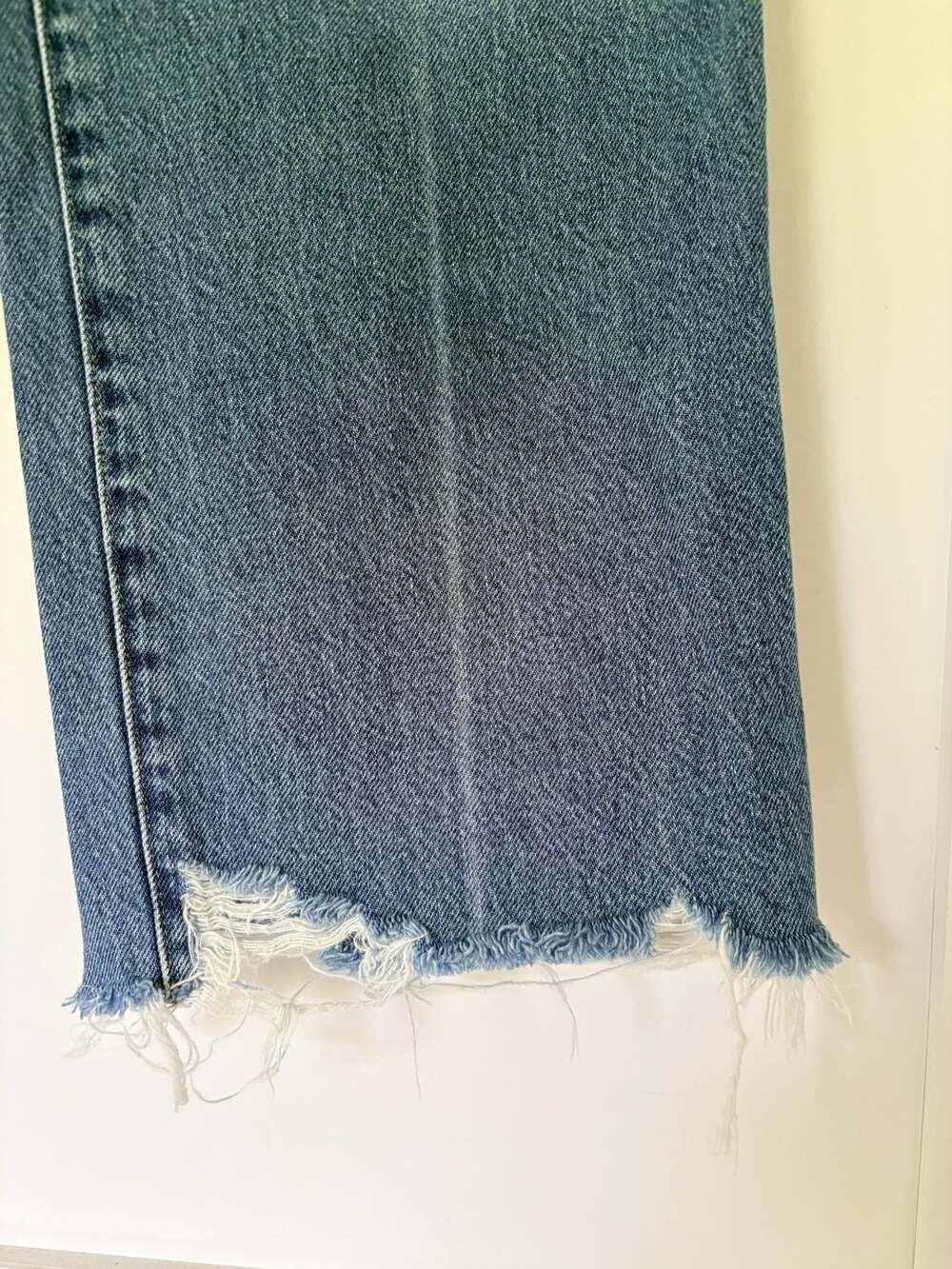 FRAME Le Jane Crop High-Rise Straight Leg Jeans Ladies Size 27/US 4 - Picture 10 of 12